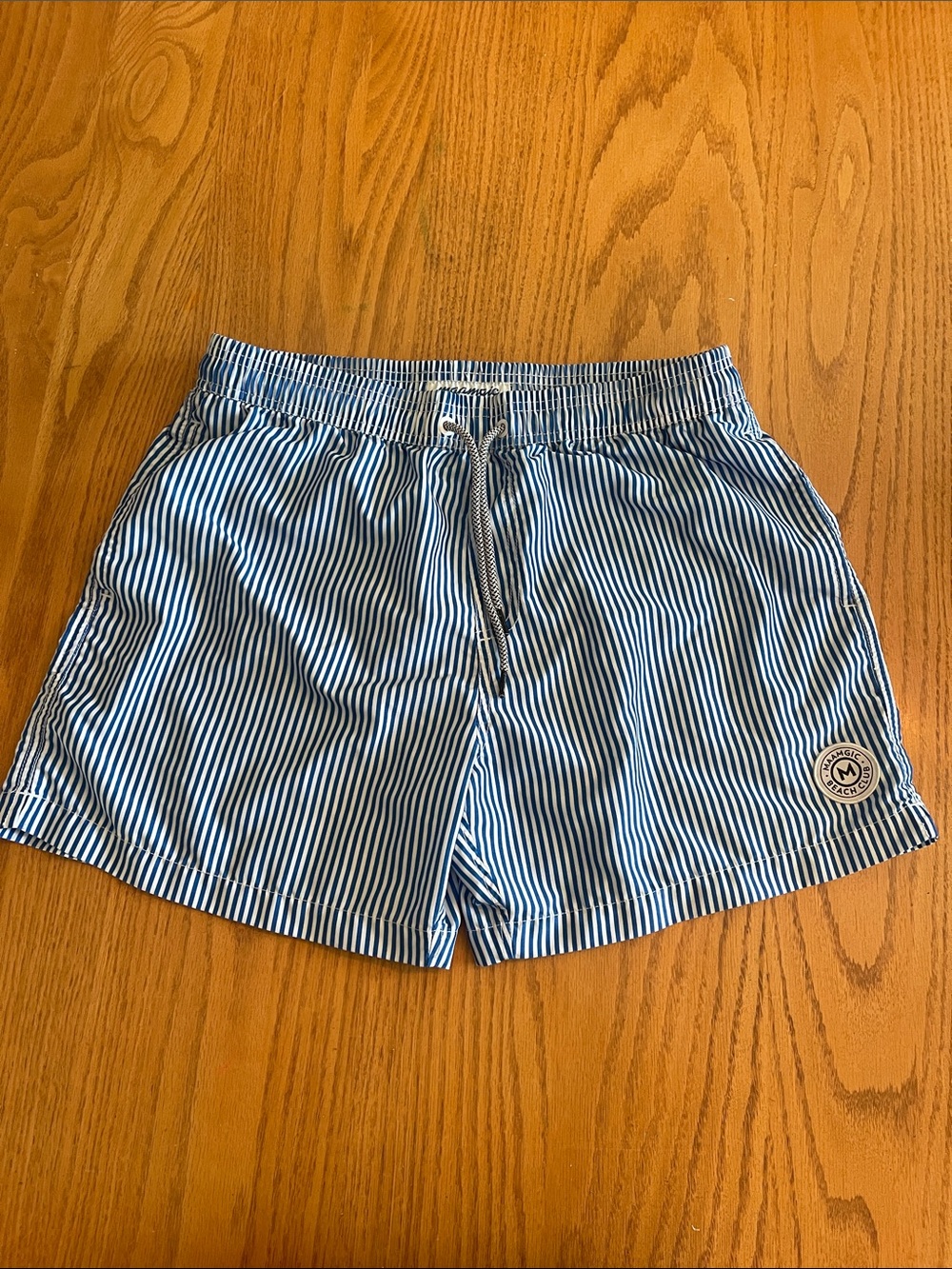 Maamgic Striped Blue Men's Swim Shorts